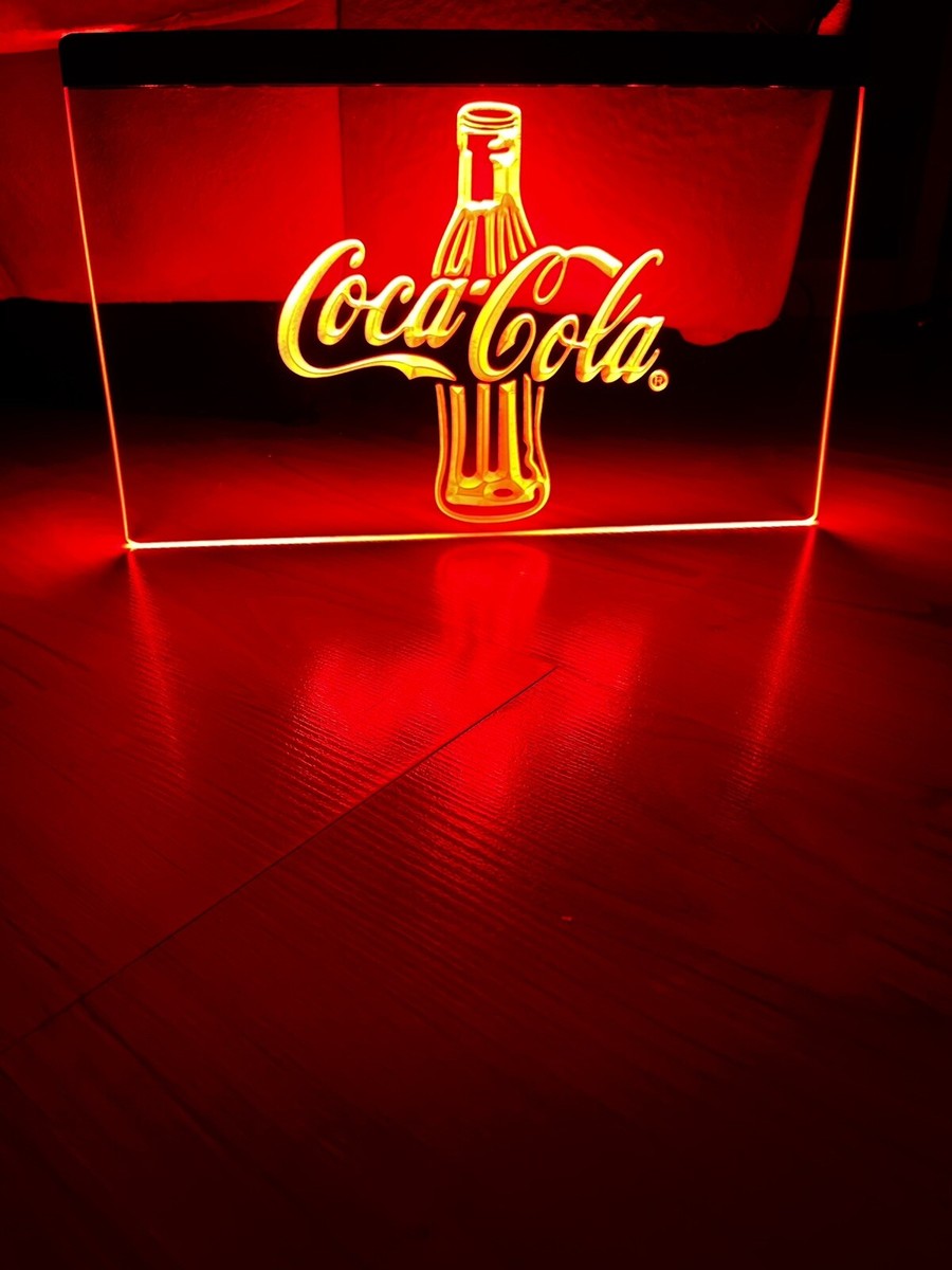 COCA COLA LED NEON RED LIGHT SIGN 8x12 | eBay