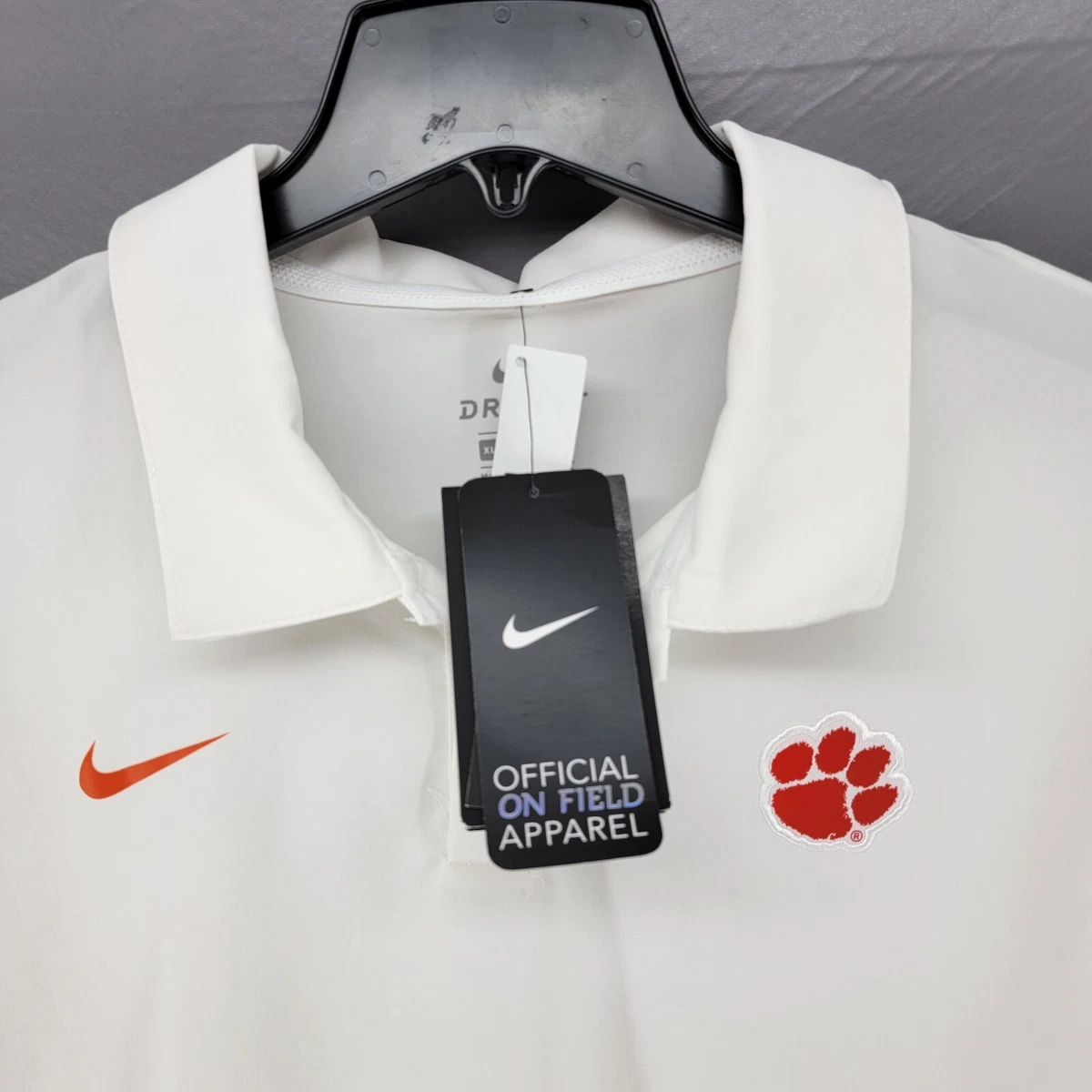 Nike top clemson polo