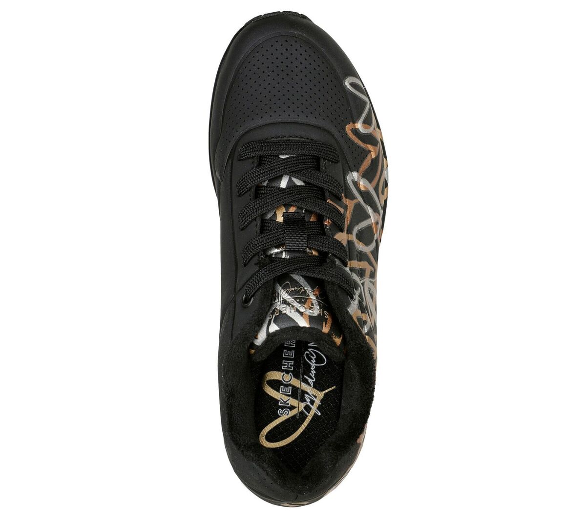 Skechers x JGoldcrown Uno Metallic Lov Casual Shoes, 155523 Skechers x JGoldcrown Uno Metallic Lov Casual Shoes, 155523