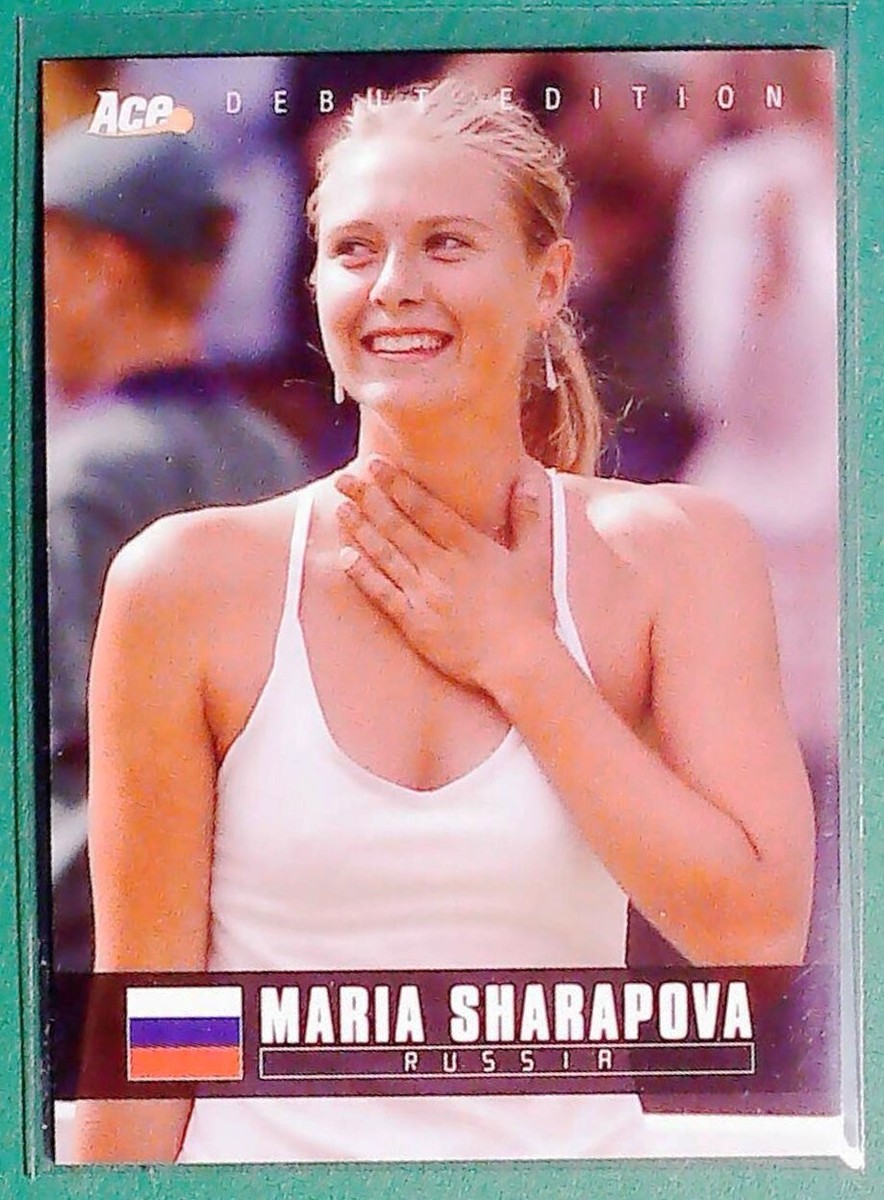 Maria Sharapova - 2005 Ace Debut Edition Tennis Rookie card #1 - M