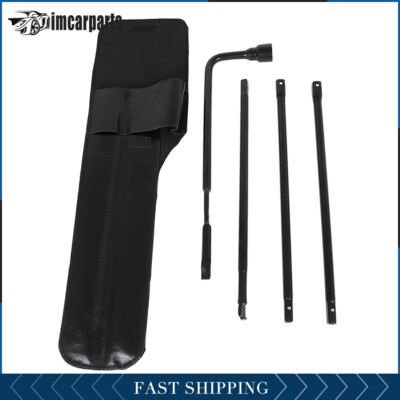 Spare Tire Wrench Tool Kit w/ Case For Chevy GMC Silverado Sierra Tahoe Cadillac
