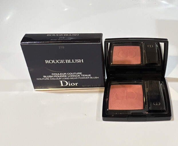 DIOR ROUGE BLUSH Couture Colour Long-Wear Powder Blush 219 ROSE