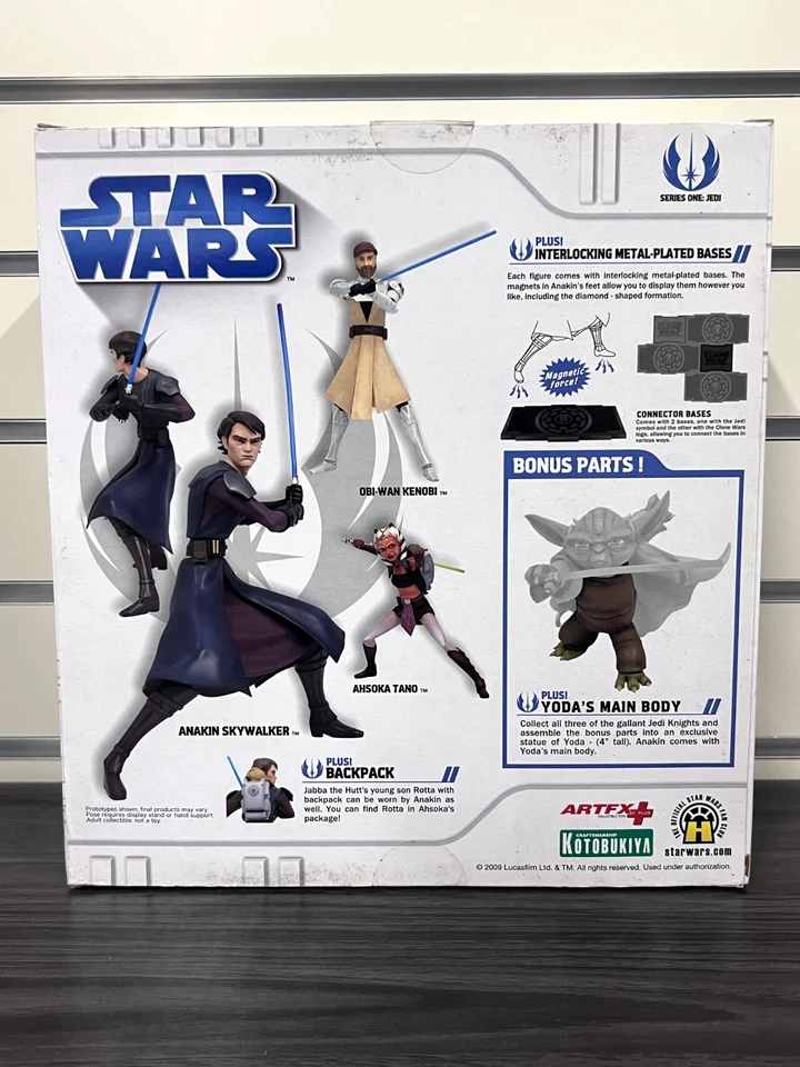 Figura Star Wars The Clone Wars ArtFX Kotobukiya Anakin Skywalker con caja Foto 2 de 4