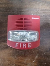 Simplex 4903-9418 Red Wall Mount Horn Strobe
