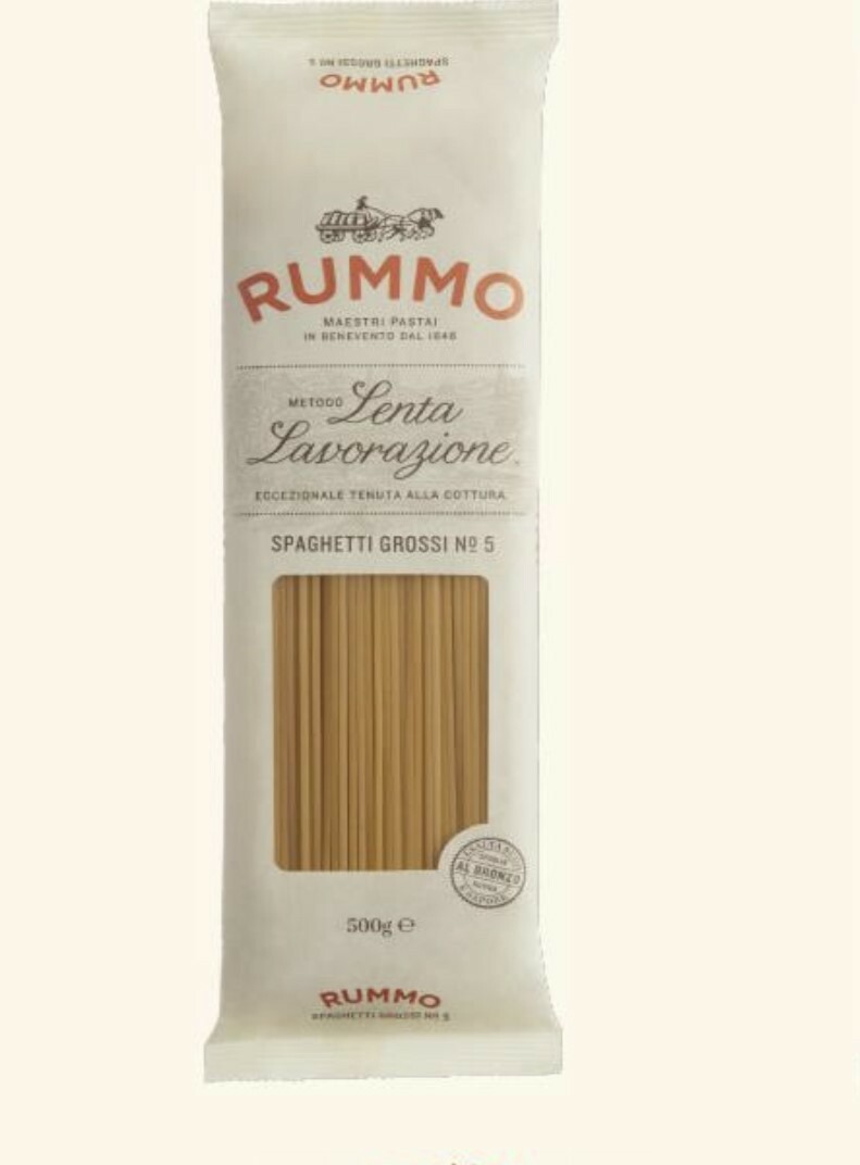 1 X 500G Pasta Rummo Spaghetti No 5 Lenta Lavorazione 100 % Hartweizen Nudeln