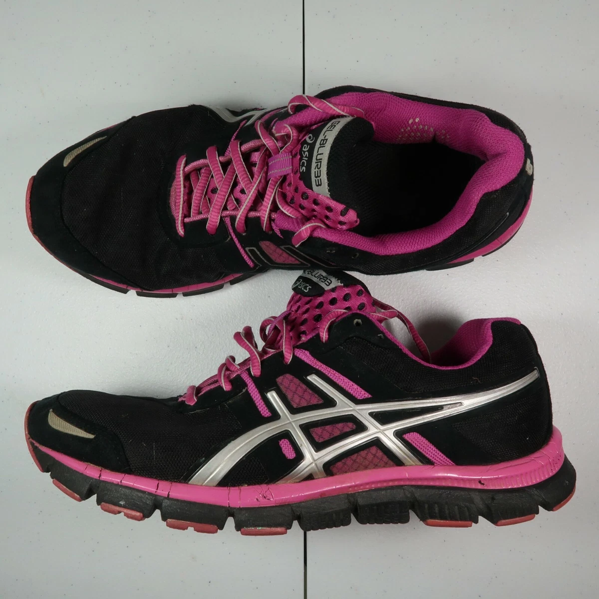 Asics Gel Blur 33 Womens US 9.5 EU Pink Black Running Sneakers Athletic | eBay