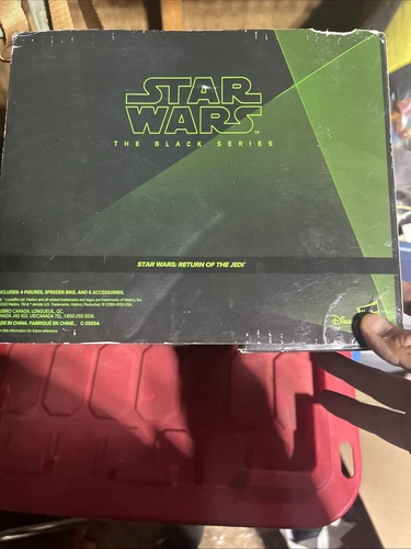 STAR WARS BLACK SERIES HEROES OF ENDOR 6" FIGURE EWOK PAPLOO SPEEDER IN HAND *US