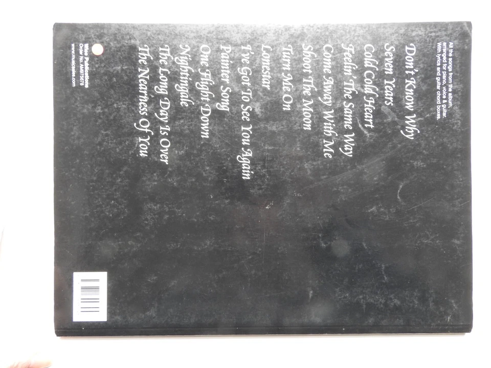 Come Away with Me  Norah Jones 14 tracks Piano Vocal Guitar Boxes PVG song book - Image 2 of 4