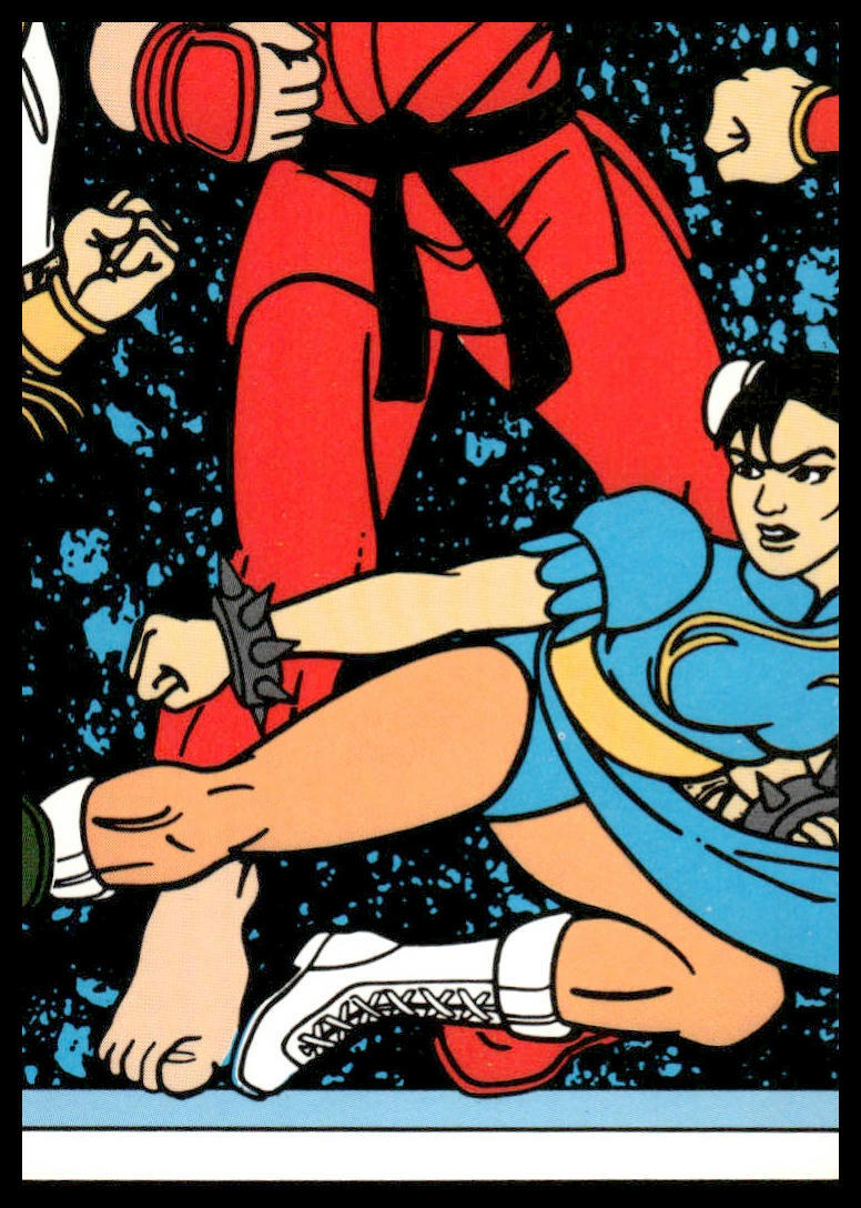 Ryu 1993 Topps Street Fighter II #9 Sticker Puzzle Card Capcom | eBay