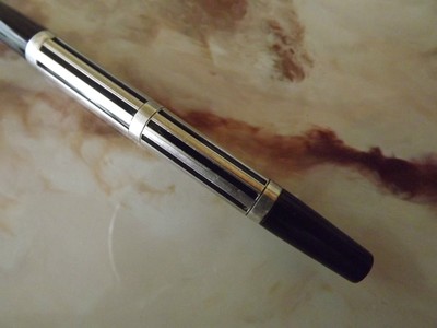 Stylo Bille Waterman En Argent Massif - Collection Watermina Night And Day