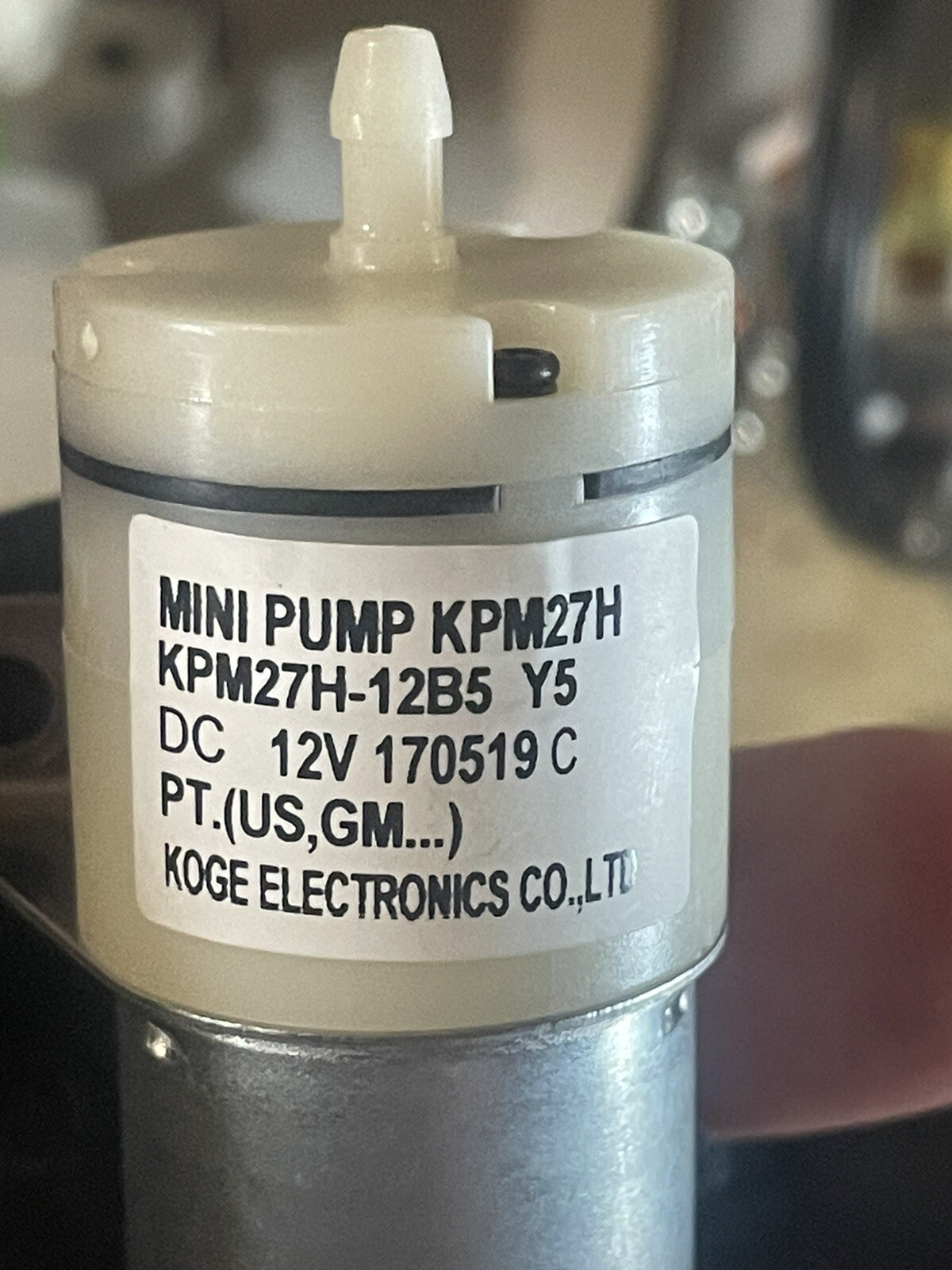 Mini Air Pump 12V DC KPM27H Keurig Coffee Brewer Air Purge Pump 2.0 L/min eBay