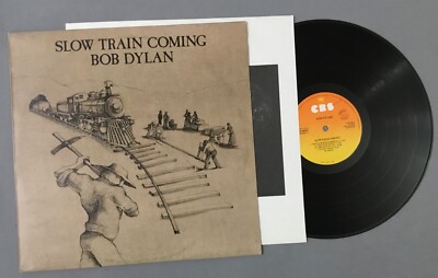 BOB DYLAN - SLOW TRAIN COMING - LP VINYL CBS ALBUM ORIGINAL ITALIEN 1979 !!!!!!!