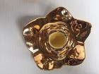 Warranted 22 K Gold Candle Stick Holder & Golden Long Stem Forever Rose — photo 3