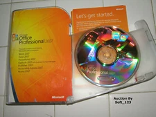Microsoft Office 2007 Professional Full English Retail Version MS Pro =RETAIL=