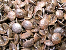 50 Hammered Steel Clavos Nails for Doors, Furniture, Upholstery, Crafts 3/4 inch