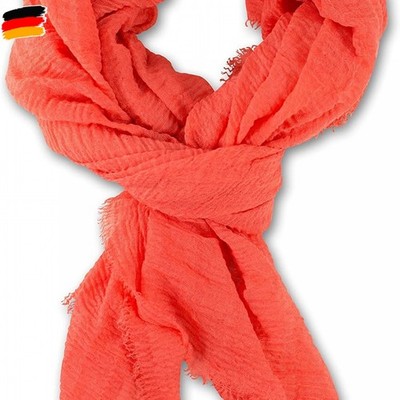 fashionchimp BASIC-Schal für Damen mit weichem Fransensaum, Tuch in leichter 