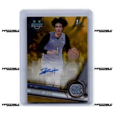 2023-24 Bowman U Chrome - Gold Lava #BCPA-ZH Zayden High Rookie Auto /50
