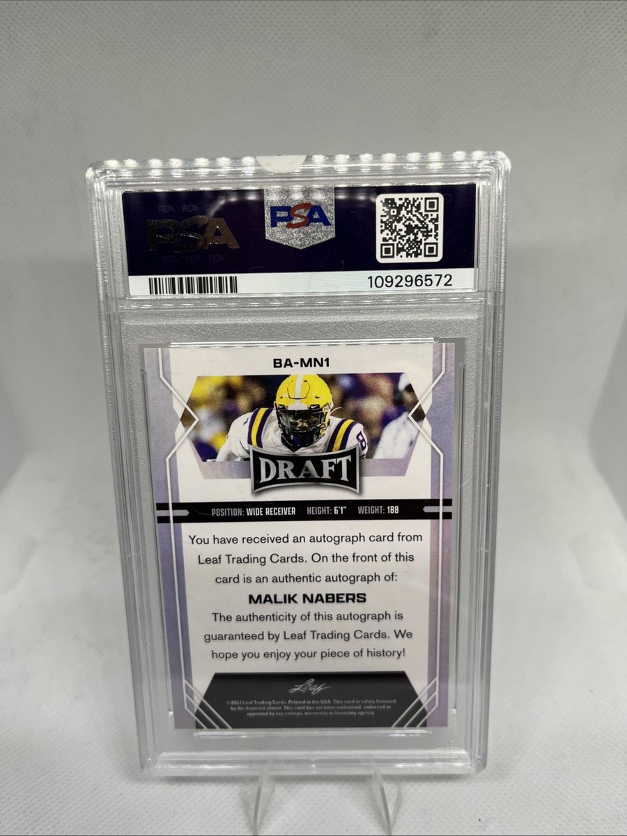 スポーツ選手 leaf AUTHENTIC DRAFT SIGNATURE CALEB WILLIAMS 2022 Leaf Draft Auto SSP/50 USC TROJANS
