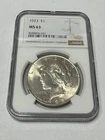 1923 peace Dollar Ms 63Ngc