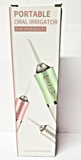 Portable Oral Irrigator Water Flosser 220ml Tank 3 Modes White