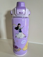 Disney Princess 20oz Stainless Steel Insulated Water Bottle- Zak W/Straw