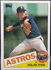 1985 Topps Nolan Ryan #760 Houston Astros HOF Pitcher