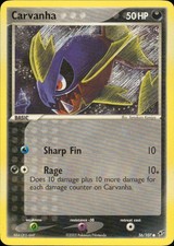 Carvanha Common EX Deoxys 56/107 LP on eBay