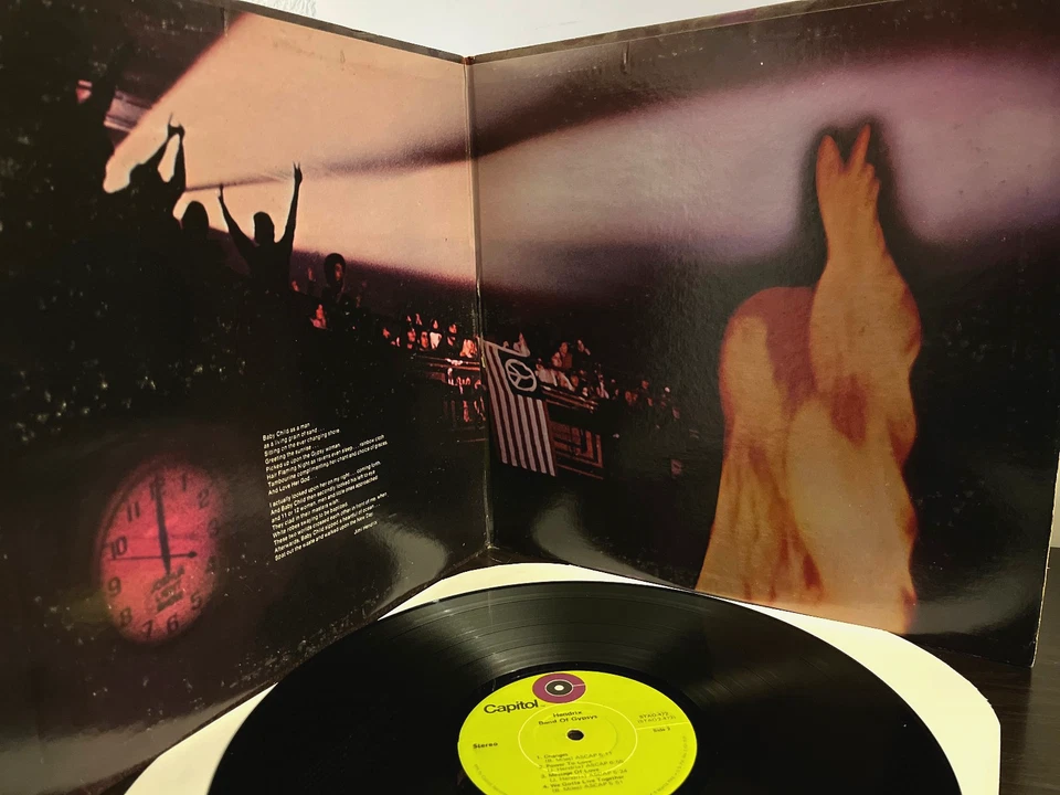 JIMI HENDRIX - Band Of Gypsys (Ludwig RL) (1970) - 12" Vinyl Record LP - VG Foto 3 de 4