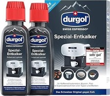 Durgol Swiss Espresso Spezial-Entkalker Kalkentferner Kaffeemaschinen 2 x 125 ml