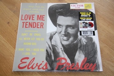 Elvis Presley Red Silver Vinyl LP LS-548 Love Me Tender SEALED