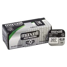 10 Maxell 397 396 Sr726Sw Batteries Silver 1.55V Watch Battery NEW