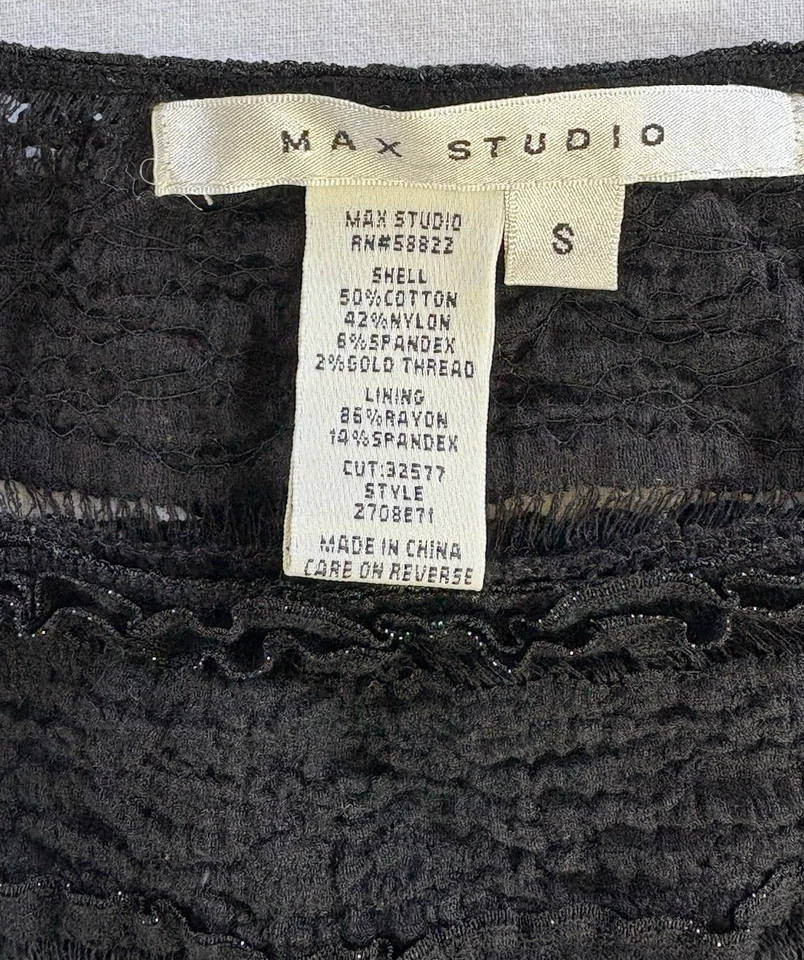 Top de encaje con volantes Y2K para mujer S mezcla de algodón con capas coqueta Fairy Grunge 00s Rave Foto 4 de 4