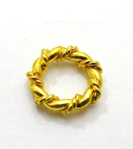 Ototon - Anelli di giunzione aperti, universali, di 7 dimensioni, con scatola portaoggetti per gioielli, per gioielli, accessori fai da te, 1400 pezzi, colore: oro