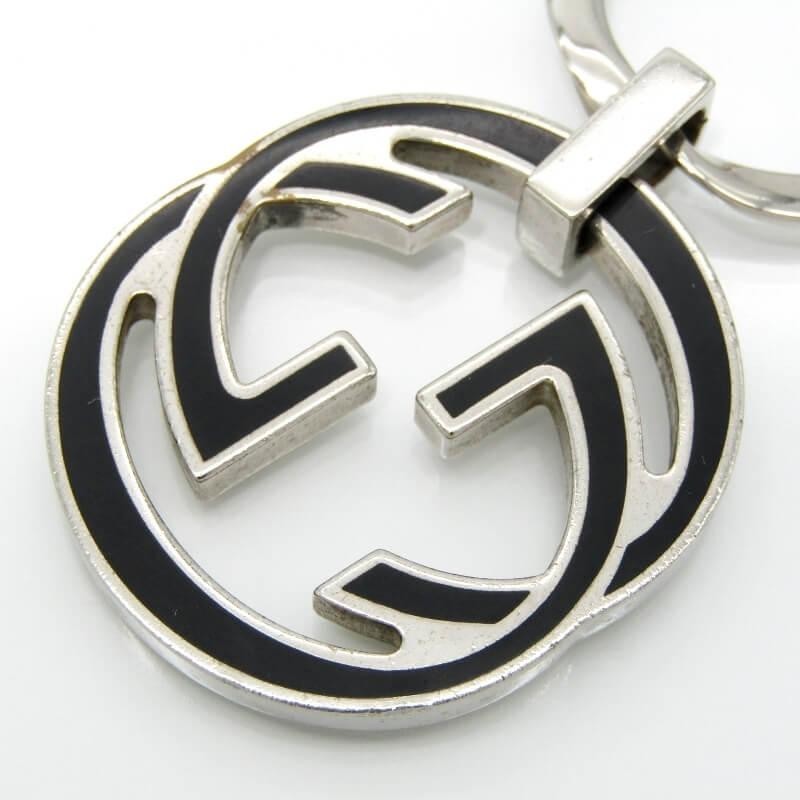 Authentic Gucci Interlocking G Bag Charm Key hold… - image 3