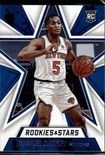 Immanuel Quickley 2020-21 Panini Chronicles Red New York Knicks Rookie #660
