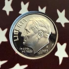 2005-S Proof Roosevelt Dime – 90% Silver – Deep Cameo – From US Mint Set A1