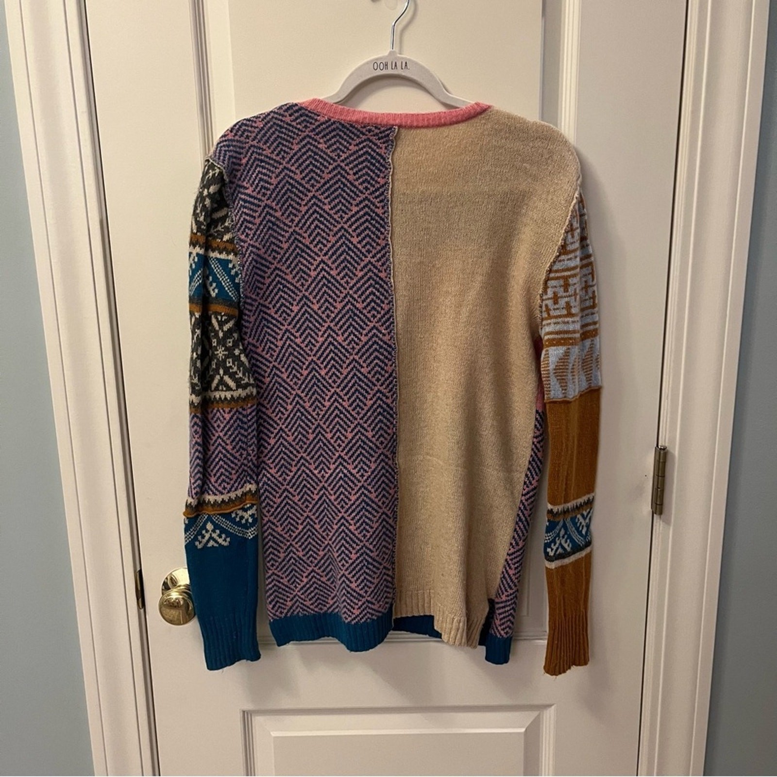 Sundance Multicolor Patchwork Sweater - image 3