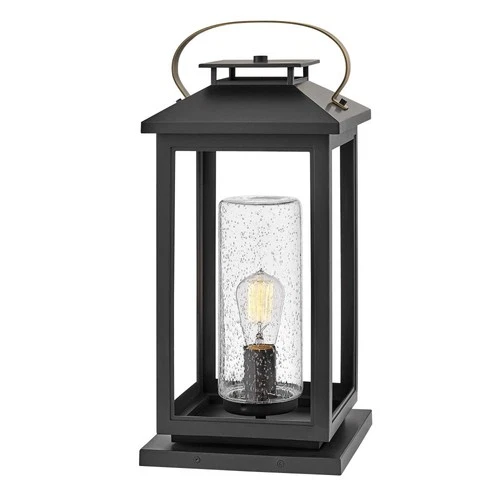 Hinkley Lighting - Atwater - 1 Light Medium Outdoor Pier Mount-Black - Picture 1 of 4