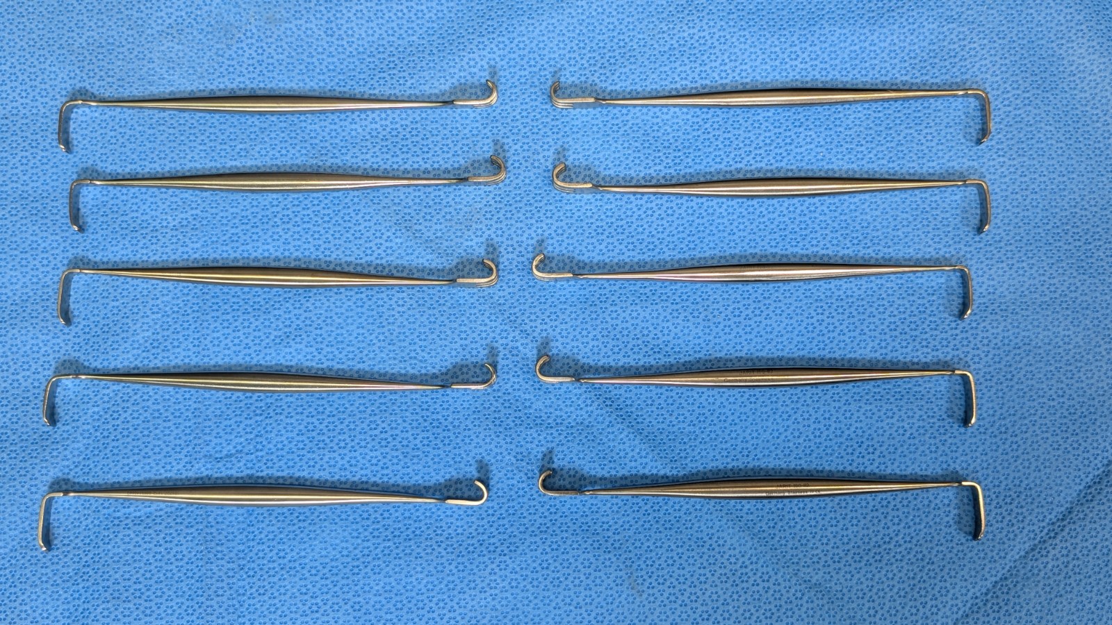 2x Jarit 190-112 Codman 50-4261 Double-Ended Senn Miller Retractors ENT tissue