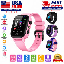Kids 4G Smart Watch Phone GPS SOS Video Call Waterproof Tracker for Boys Girls