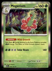 Meganium 010/132 Mega Evolutions Holo Rare