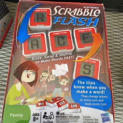 HASBRO PARKER BROS ELECTRONIC SCRABBLE FLASH GAME NEW SEALED
