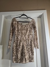 Windsor Gold Women's Mini Dress Size S