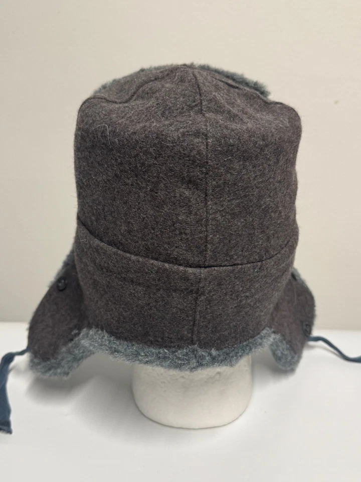Sombrero de Lana Gris Ushanka Ruso Auténtico Militar Invierno Unisex Talla 58 Foto 3 de 4