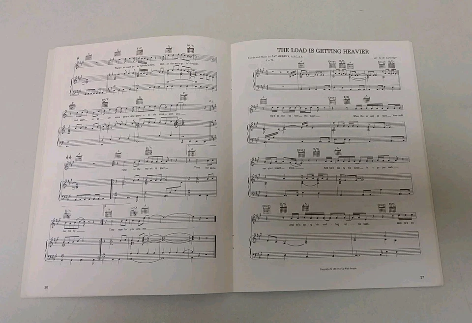 Rare "Up With People-Time For The Music/World Tour" Song Book (1987) Vol. 11 EXC - Image 4 of 4