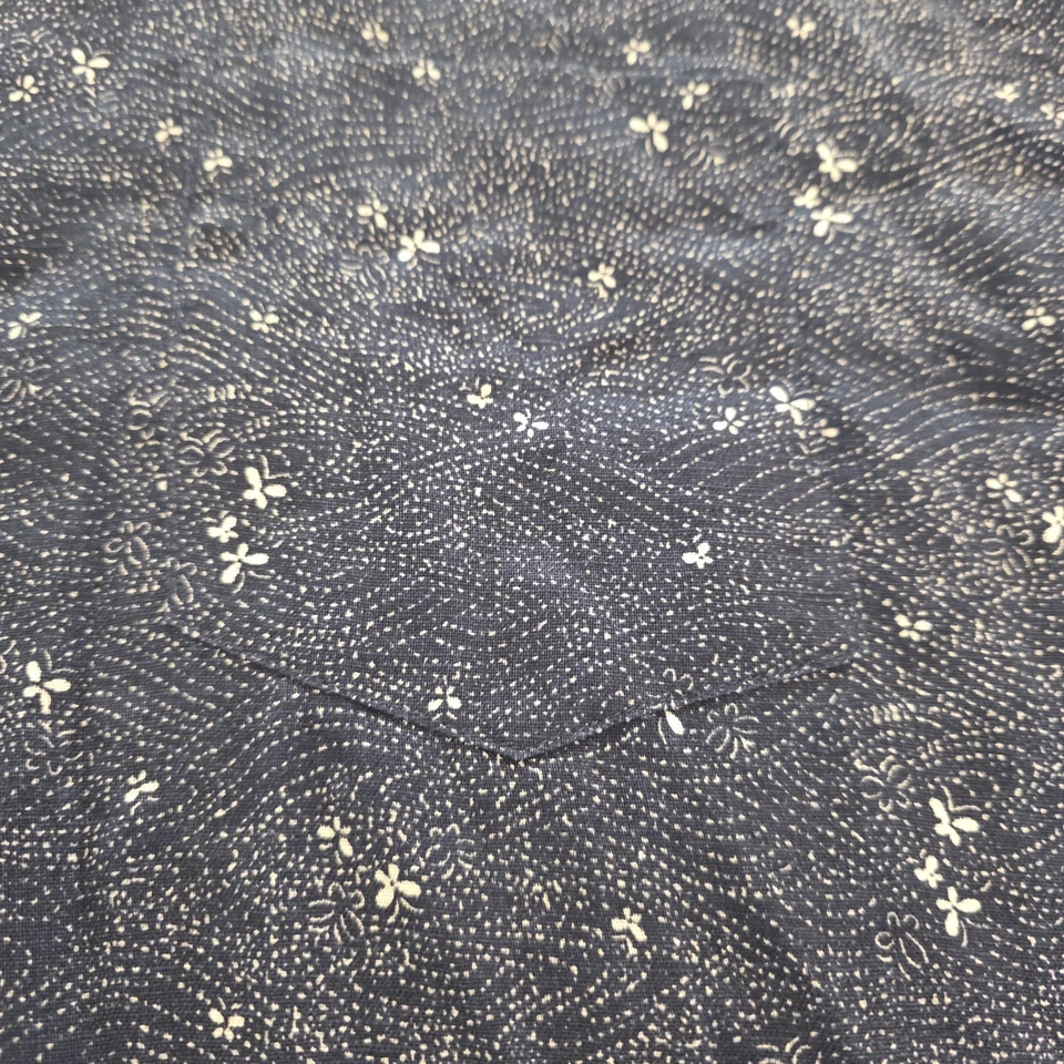 UNTUCKit Joaquin Hopper 100% Linen Shirt Mens 3XL Blue Butterfly Geometric Print - Image 3 of 4