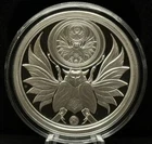 1 oz Silver Proof Eternity Delta Scarab Beetle Egypt .999 Pure Silver COA BOX