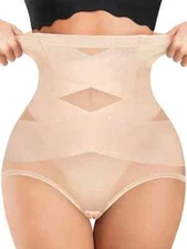 Women Tummy Control High Waist Trainer Body Shaper Underwear Firm Girdle Panties