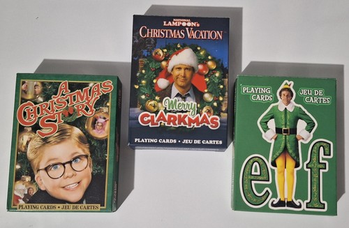 ELF, A CHRISTMAS STORY, WEIHNACHTSURLAUB SPIELKARTENDECKS NEU NEUWERTIG