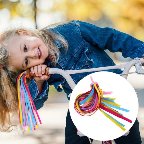 Scooter Tassels Rainbow Bike Streamer Bike Handlebar Streamer